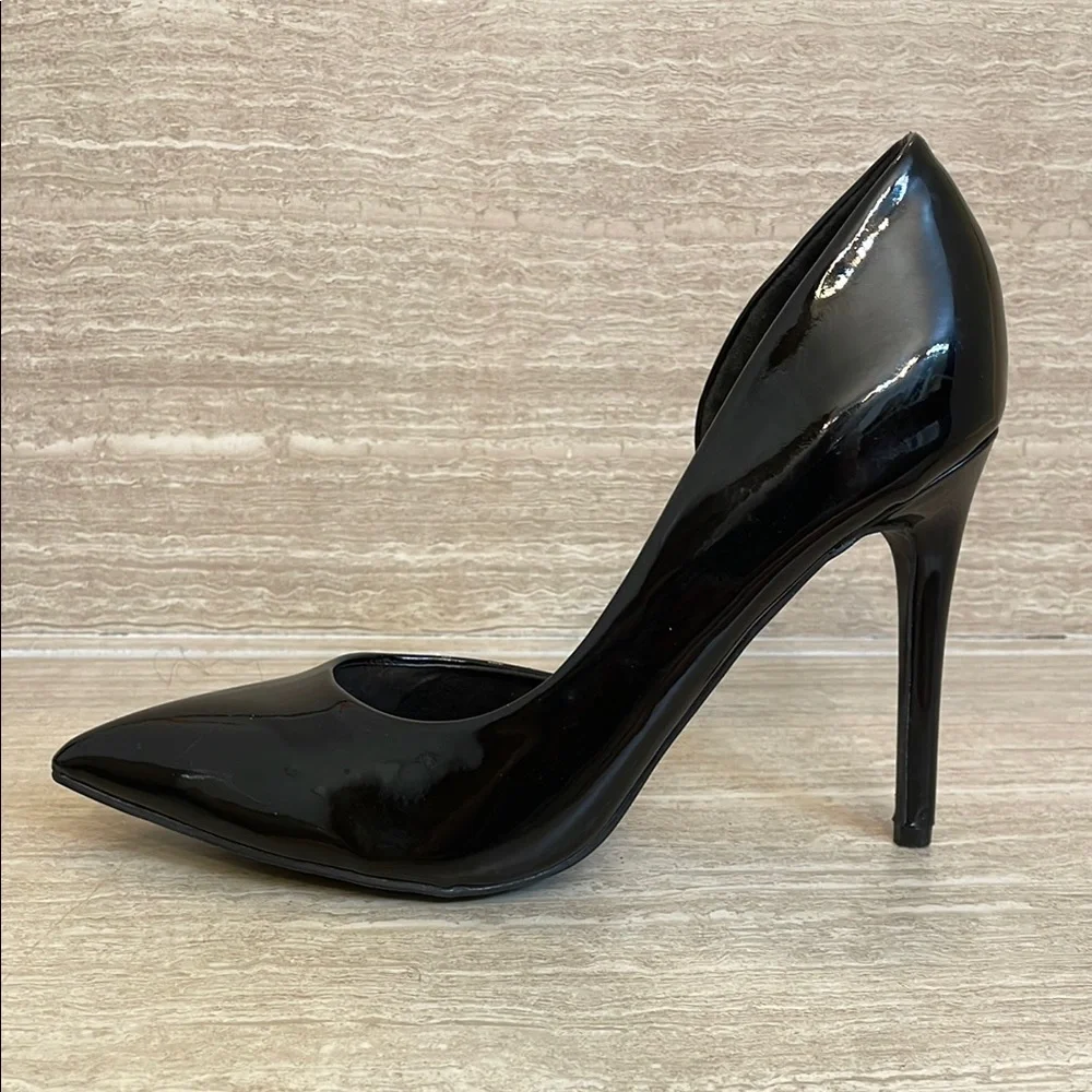 STEVE MADDEN UEC Women’s Size 9 Black Stiletto Heel Pointed Toe - Picture 4 of 14